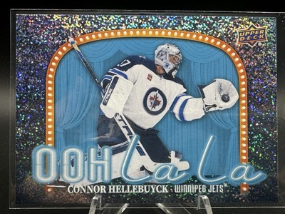 UPPER DECK NHLカード SP AUTHENTIC CONNOR HELLEBUYCK WINNIPEG JETS 17/25 #MD-CH 送料無料 中古 IT1 2022-23 Upper Deck #197 Connor Hellebuyck - Winnipeg Jets