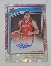 2024-25 Panini Donruss NIKOLA DURISIC Rated Rookie Auto Diamond /75 Prizm RC 291