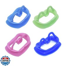 Angzhili 4 Pcs Silicone Cheek Retractors for Teeth Whitening, Intraoral Lip