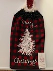 Dble thickness Crochet top Towel - "Merry Christmas" NWT