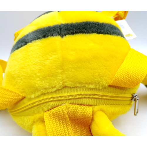 Pokemon ELEKID Pokedoll Backpack Plush RARE 11" Vintage Nintendo - Foto 11 di 15