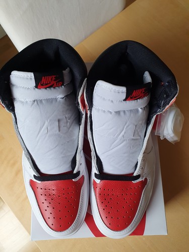 NEU Nike Air Jordan 1 Retro High Og Heritage 43 US 9,5 555088-161 Ovp - Bild 6 von 10