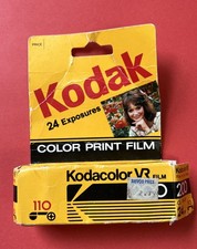 Kodak Kodacolor 110 VR Film 24 Exposures ISO 200/24 Color Print Expired 10/1980