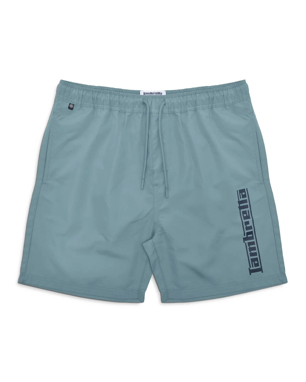 Lambretta Mens Blue Smoke Swimming Casual Summer Shorts