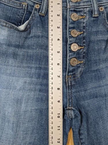 Lucky Brand Exposed Button Fly High Rise Bridgette Jeans Skinny Womens Size 4/27 - Picture 9 of 10