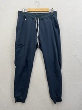 FIGS Zamora Jogger Scrub Pants Women  s Medium Gray Blue Medical