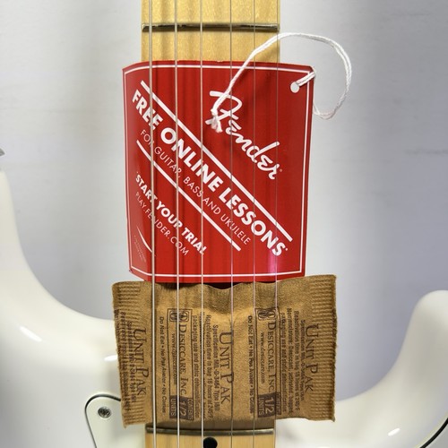 Fender Player Stratocaster HSS Electric Guitar, Polar White, Maple Fingerboard - Picture 11 of 24