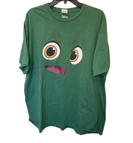 Disney Pascal From Rapunzel Green Face Chameleon AOP Size 3XL Oversized Tshirt