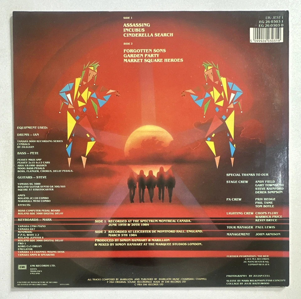 Marillion ~ Real To Reel ~ 12" Vinyl LP Record 1984 VG+ / EX Condition - Image 3 of 4