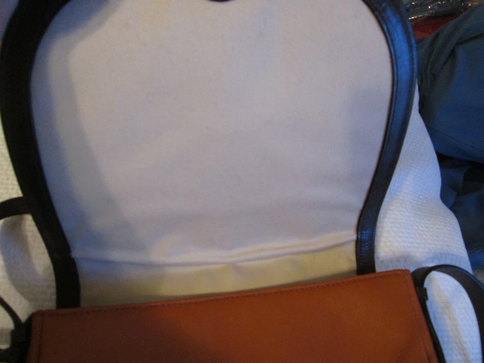 Bolso bandolera vintage de cuero Lauren Ralph Lauren Foto 4 de 4