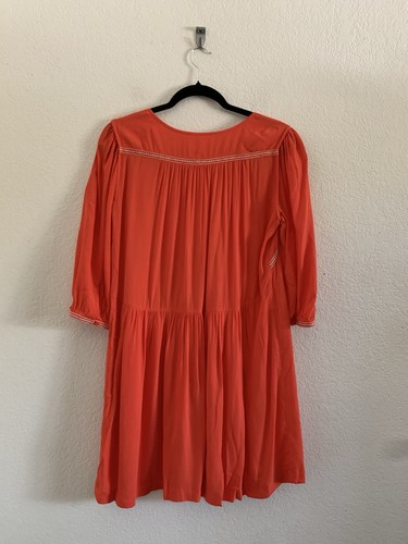 Ba & Sh Alma Rouge Embroidered Mini Dress In Red Size XS - Picture 2 of 14