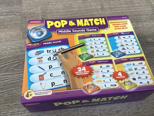 Lakeshore developing games HH747 Pop & Match Middle Sounds Game Box (C, A-176) - Picture 7 of 8