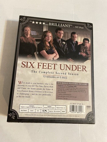Six Feet Under - The Complete Second Season DVD 2004 Box Set - HBO TV Show - Picture 3 of 11