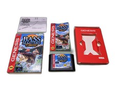 Bass Masters Classic Sega Genesis Complete in Box with registration card
