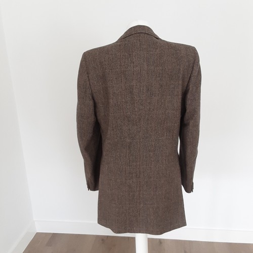 Men's Aquascutum 100% Wool Tweed Brown Blazer Jacket Size 38L - Picture 3 of 9