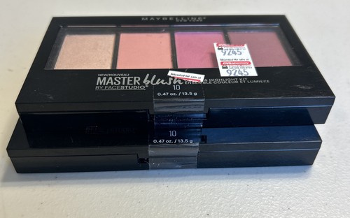 Lot of (2) Maybelline Master Blush Color Highlight Kits by Facestudio #10 - Picture 2 of 4