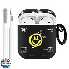Gedicht for Airpods 2nd Generation Case, Cute Cool Smiling Face Pattern Prote