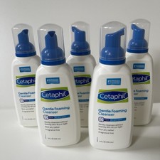 5 Cetaphil Gentle Foaming Face Cleanser , all Skin Types , Fragrance Free , 8oz