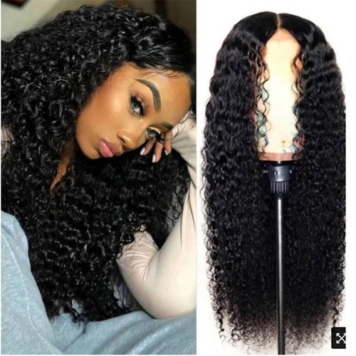 Curly Wave Front Wig for Women 100% Remy Brazilian Human Hair Full Wig - Picture 9 of 10