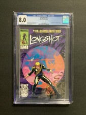 Longshot #1  CGC 8.0 White Pages - Marvel Comics 1985 1st app Longshot & Spiral