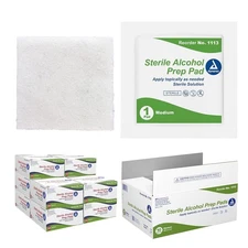 Dynarex Alcohol Prep Pads, Medical-Grade and Non-Woven Saturated... 