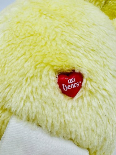 Vintage 1983 CARE BEAR BIRTHDAY Bear Plush 13" Yellow Cupcake Kenner 80s - Bild 6 von 7