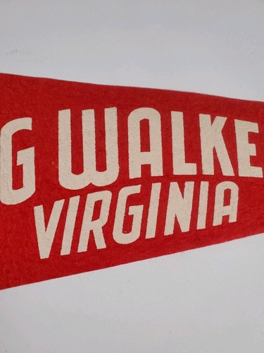 Vintage Big Walker Lookout Virginia Felt Pennant Flag Big Bend Lookout 24 Inch - Picture 6 of 10