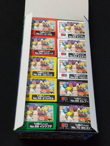 10x Sealed Bandai Pokemon Kids Figures 1997 WHF Limited Snolrax Box A Japanese - Picture 2 of 13