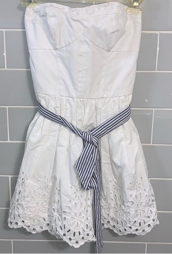 Hollister Lacy Strapless Mini Dress Size S
