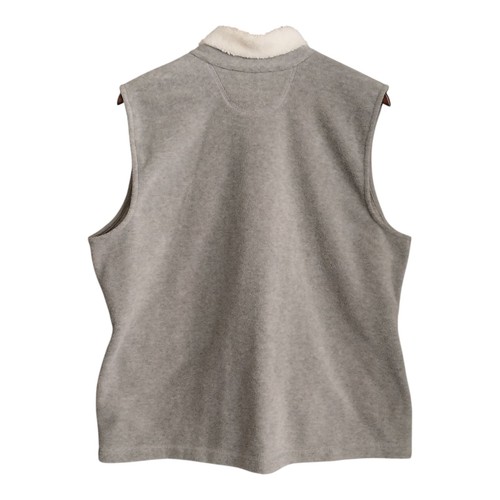 Vintage Karen Scott Sport Gr. XL Urlaub grau Fleece Kardinal bestickt Weste - Bild 9 von 9