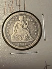 1841 Seated Liberty Silver Dime Fine+/VF.  Details US 10c Type Coin