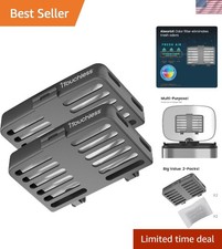 Odor Elimination Made Easy: AbsorbX 2-Pack Activated Carbon Filters - Black
