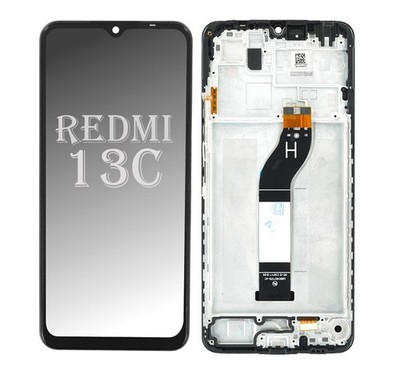 Xiaomi Redmi 13C LCD Display Touchscreen Bildschirm Rahmen Schwarz & Werkzeug