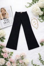 The Essential Crop Flare Trousers Anthropologie Size 4