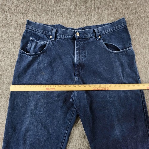 Vintage Rodin International Jeans Mens 42 Blue Dark Denim USA M-500 Y2K 90s - Picture 12 of 17