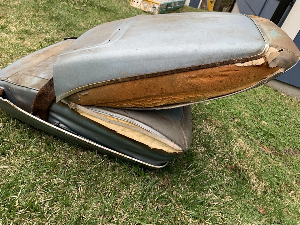 1966 Mopar A 车身座椅核心带轨道。 Plymouth Valiant 道奇飞镖梭子鱼 — 第 4/4 张图片