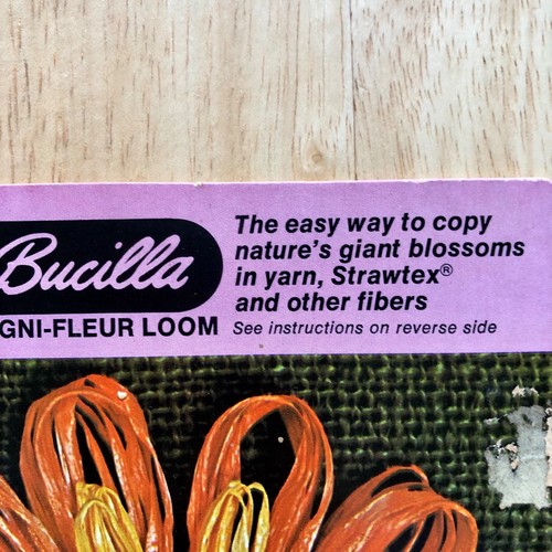 BUCILLA Flower Loom 1968 Magni-Fleur Loom Studio Twelve Vintage - Bild 2 von 10
