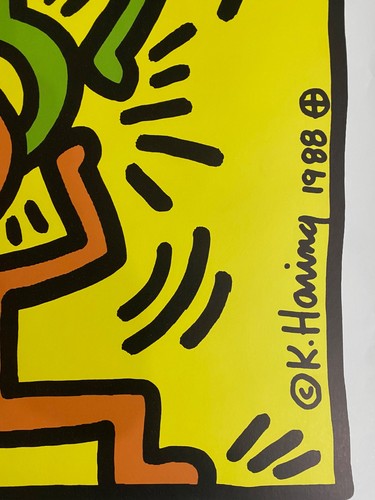 Keith Haring 1988 Rare Print Germany Vintage Lithograph - Picture 4 of 7