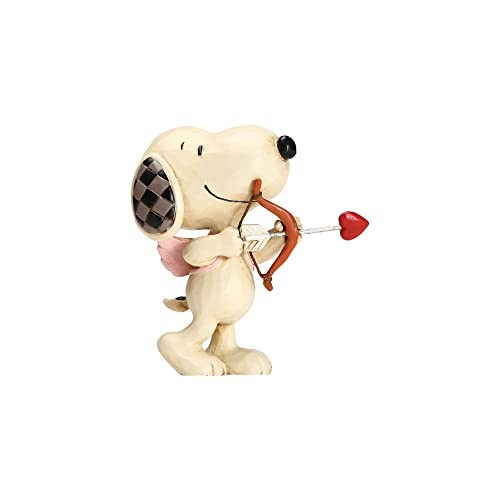 Peanuts Snoopy Cupid Love Miniature Figurine 3 Inch Multicolor Hand-Painted - Picture 1 of 3