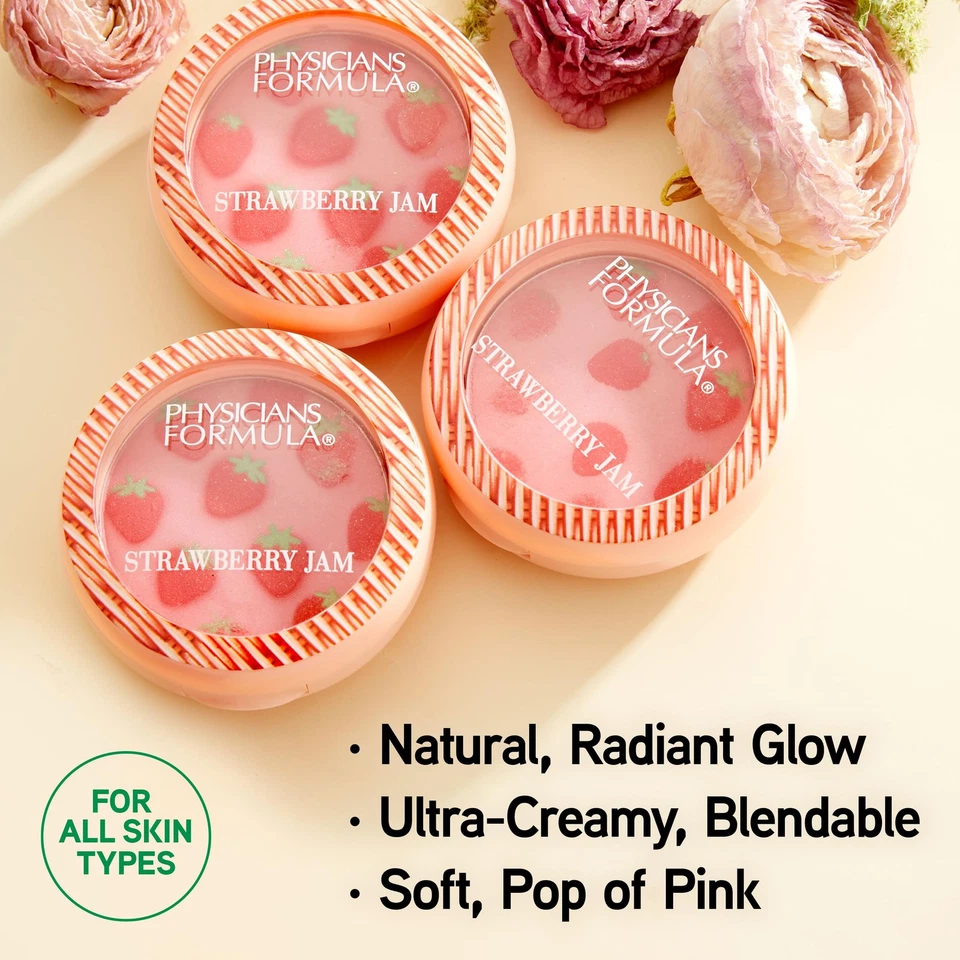 Physicians Formula Strawberry Jam Blush 2.08oz Hypoallergenic Moisturizing Ma... - Image 2 of 4