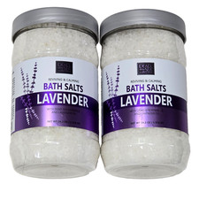 2 Pack Dead Sea Collection Reviving  Calming Lavender Bath Salts Minerals 34oz