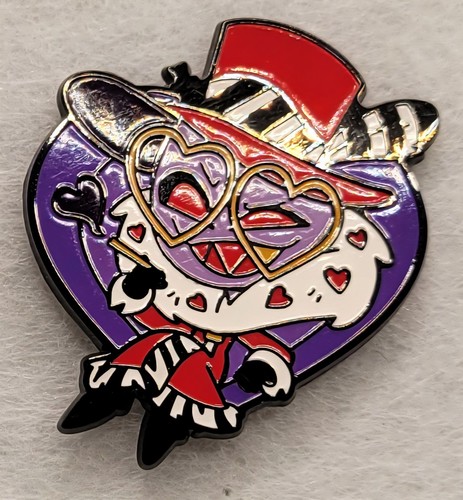 Hazbin Hotel Heart Chibi Valentino Enamel Pin Vivziepop The Vees Sharkrobot - Picture 13 of 24