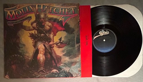 Molly Hatchet Flirtin’ mit Katastrophe GETESTET, VPI SAUBER, Orig Vinyl LP 1979 EPIC, Inner