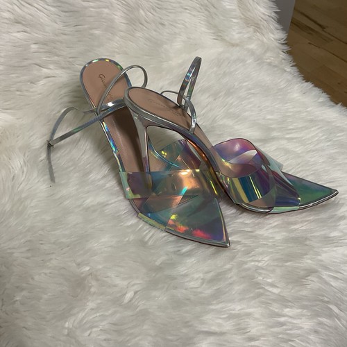 GIANVITO ROSSI WOMEN HIGH HEELS SANDALS SZ. 42 - Picture 3 of 9