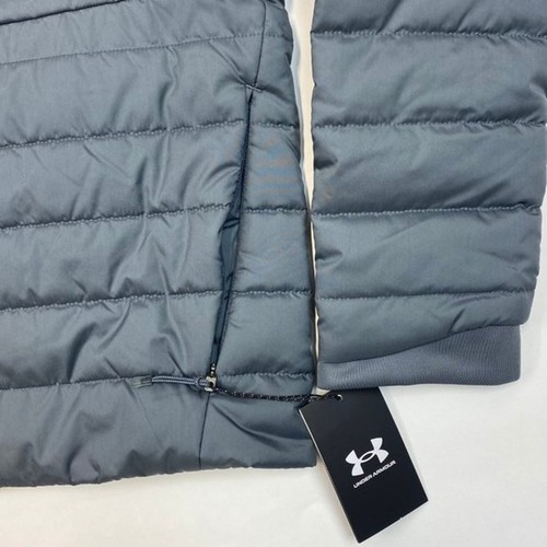 Under Armour Women's Insulate Jacket Small Black 1364909  Gray - Picture 5 of 6