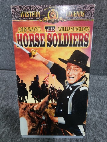 The Horse Solider VHS John Wayne William Holden Tested Working and Rewound - Picture 1 of 4