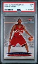 2003 ULTRA HUMMER H2 #171 LEBRON JAMES PSA 5