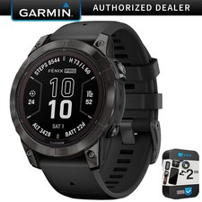 Garmin Fenix 7 Pro Sapphire Solar Gps Smartwatch W/ Flashlight + 2 Year Warranty