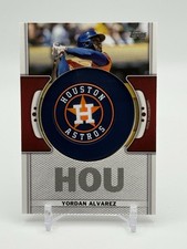Yordan Alvarez 2023 Topps Team Logo Commemorative Patch #TLPYA Houston Astros