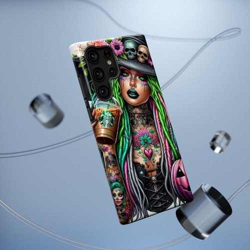 Bunte Handyhülle mit Goth-Ästhetik, schlagfest, Handy […] - Bild 71 von 74